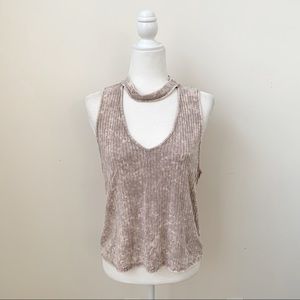 American Eagle Outfitters Choker Tank Top
